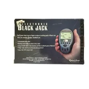 Excalibur Electronic Blackjack New In The Box Handheld Game