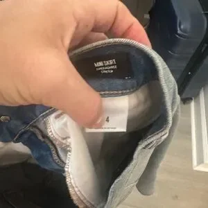 Express Jean Mini Skirt