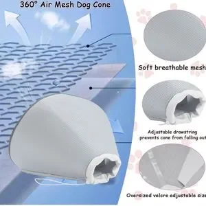 Extra Soft Flexible Dog Cone Collars Size XL