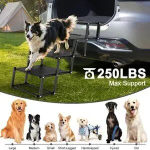 Extra Wide Dog Stairs For Large Dogs