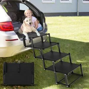 Extra Wide Dog Stairs for Large Dogs