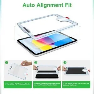 EZ Kit Glass Screen Protector Compatible With IPad Pro 12.9” 3rd 4th 5th 6th