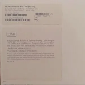 Factory Reset Pre-Owned Apple IPad Mini 2 Tablet WiFi 32GB Space Grey ME277LL/A
