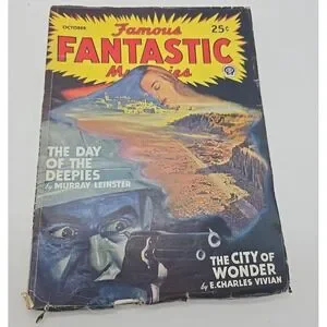 Famous Fantastic Mysteries Oct 1947 The Day Of The Deepies