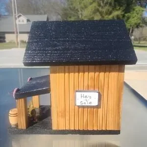 Farm House Custom Made Brand New Bird House Amazing Detail & Color‎ 11' By 11'