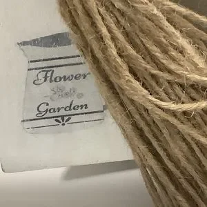 FARMHOUSE Rustic WOODEN BEAD GARLAND Flower Market