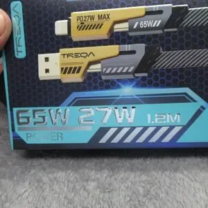 FAST CHARGING 4-in-1 USB Lightning Cable USB-A Type-C 65W 27W Power 1.2M NWB