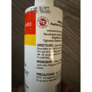 Feather Glo Bird Bath Spray 8-Ounce By Miracle Care New Discontinued