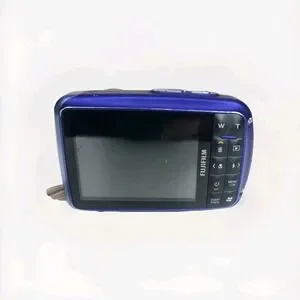Finepix FUJIFILM Z33WP Blue 10.0MP Waterproof Digital Camera Charger SD Card
