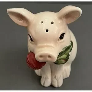 Fitz & Floyd Classics French Market Pink Pig Salt Pepper Shaker REPLACEMENT Cute