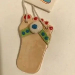 Flip Flop Ornament Christmas Wall Hanger Hanger