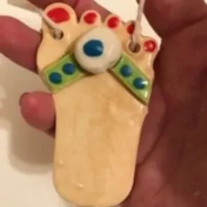 Flip Flop Ornament Christmas Wall Hanger Hanger
