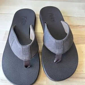 FLOJOS RYAN BROWN FLIP FLOPS Sz 12