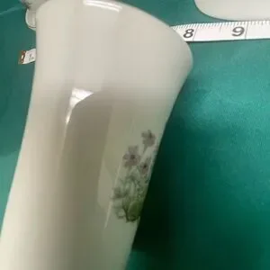 Floral Bath Accessory Set - White And Purple 3 Piece Set