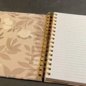 Floral Spiral Journal With Scripture