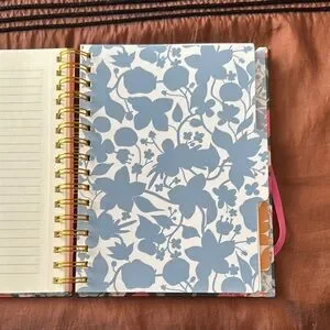 Floral Spiral Notebook - Green And Pink