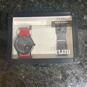 FLUD red hot watch