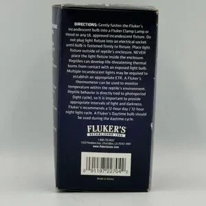 Fluker's Black Nightlight Bulb Incandescent Reptile Nocturnal Heating Bulb
