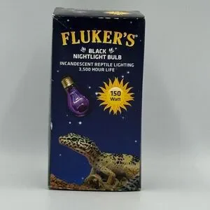 Fluker's Black Nightlight Bulb Incandescent Reptile Nocturnal Heating Bulb