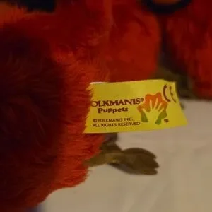Folkmanis Puppets Plush Red Bird Toy