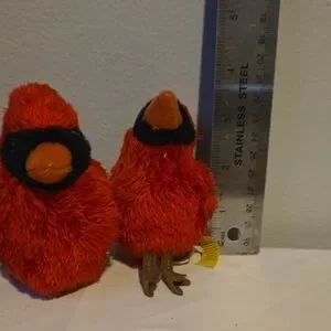 Folkmanis Puppets Plush Red Bird Toy