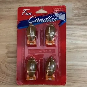 Football Birthday Candles