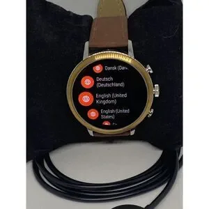 Fossil Gen 4 Authentic Digital Dial Smart Watch Custom Band FTW6016 AB187