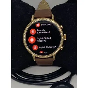 Fossil Gen 4 Authentic Digital Dial Smart Watch Custom Band FTW6015 AB174