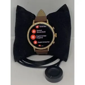 Fossil Gen 4 Authentic Digital Dial Smart Watch Custom Band FTW6015 AB174