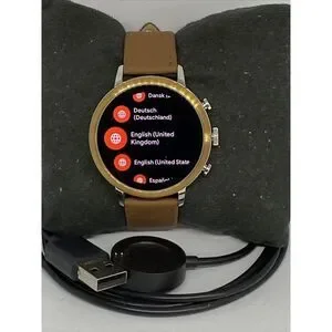 Fossil Gen 4 Authentic Digital Dial Smart Watch Custom Band FTW6016 CO54