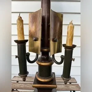 Frederick Cooper Table Lamp Adjustable Candlesticks