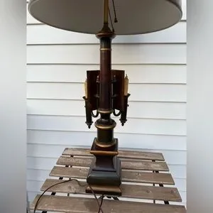 Frederick Cooper Table Lamp Adjustable Candlesticks