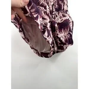 Free People The Way Home Shorts Floral Purple Size Small