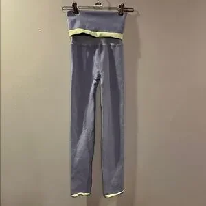 Free People Women's Leggings in Blue and Yellow