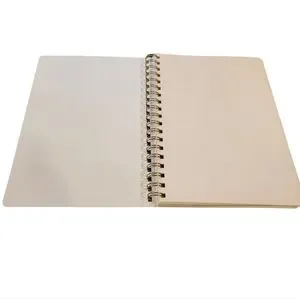 Fringe Studio Blue Dogs & Coffee Forever Faux Leather Spiral Journal Notebook