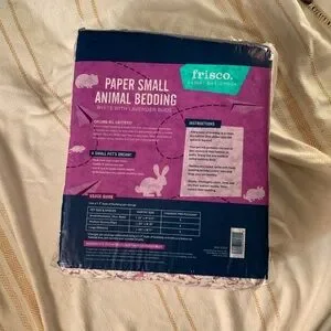 Frisco By Chewy Paper Small Animal Bedding - White With Lavender Buds 56 L