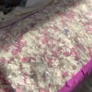 Frisco By Chewy Paper Small Animal Bedding - White With Lavender Buds 56 L
