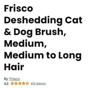 FRISCO Deshedding Cat Dog Brush Medium To Long Hair