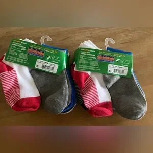 Fruit Of The Loom Toddler Boy Ankle Socks 3-5 Years Shoe Size 7.5-11t 20 Pairs