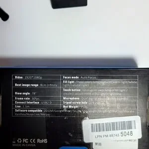 FULL HD 1080HP Webcam Mount On Computer Or Use Tripod (included) Tiktok Youtube