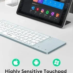 Full Size Foldable Bluetooth Keyboard With Touchpad - NWT