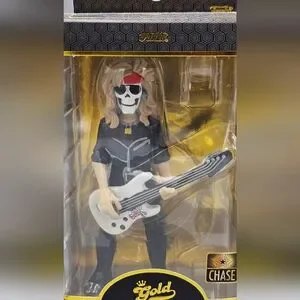 Funko Gold Guns N’ Roses Duff McKagan Chase Rare With Skeleton Face