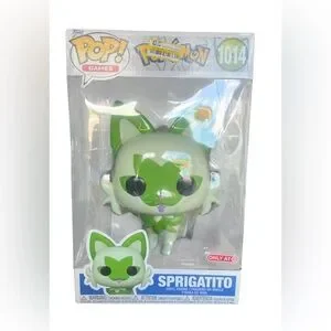 Funko Green And White Cat Toy Sprigatito