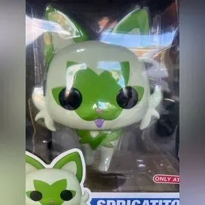 Funko Green And White Cat Toy Sprigatito