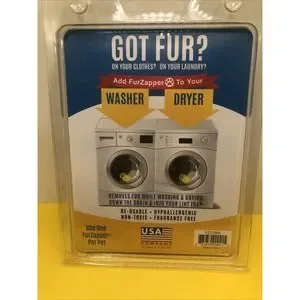 Fur Zapper Pet Hair Catcher Dog & Cat Fur Laundry Remover New In Package
