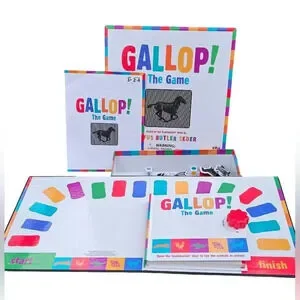Gallop The Game. Based On Scanimation The Illusion Of Moving Items.