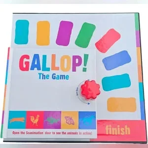 Gallop The Game. Based On Scanimation The Illusion Of Moving Items.