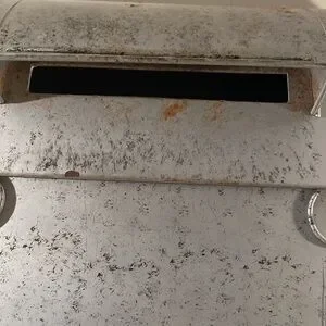 Galvanized POST Lightweight Faux Vintage Look Flap Over Mailbox