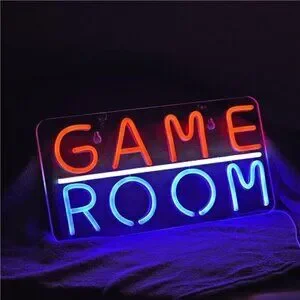 GAME ROOM Neon Sign LED Zone Room Man Cave Bedroom Home Art Gaming Neon Light