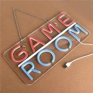 GAME ROOM Neon Sign LED Zone Room Man Cave Bedroom Home Art Gaming Neon Light